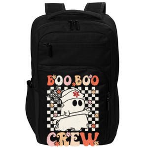 Groovy Boo Boo Crew Nurse Ghost Paramedic Emt Ems Halloween Impact Tech Backpack