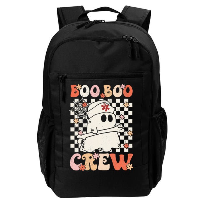 Groovy Boo Boo Crew Nurse Ghost Paramedic Emt Ems Halloween Daily Commute Backpack