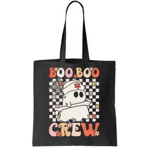 Groovy Boo Boo Crew Nurse Ghost Paramedic Emt Ems Halloween Tote Bag