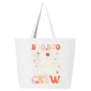 Groovy Boo Boo Crew Nurse Ghost Paramedic Emt Ems Halloween 25L Jumbo Tote