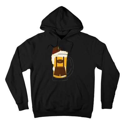 German Beer Bier Stein Funny Beer Fall Festival Beer Drinker Hoodie