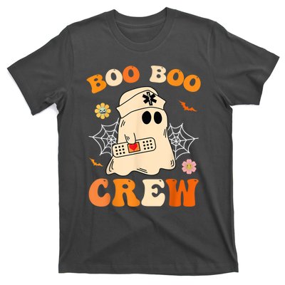 Groovy Boo Boo Crew Nurse Funny Ghost Halloween Nurse T-Shirt