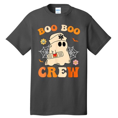 Groovy Boo Boo Crew Nurse Funny Ghost Halloween Nurse Tall T-Shirt