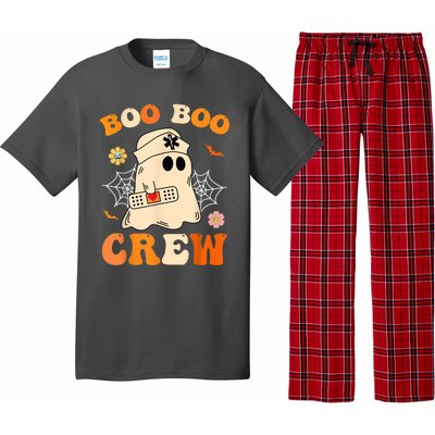 Groovy Boo Boo Crew Nurse Funny Ghost Halloween Nurse Pajama Set