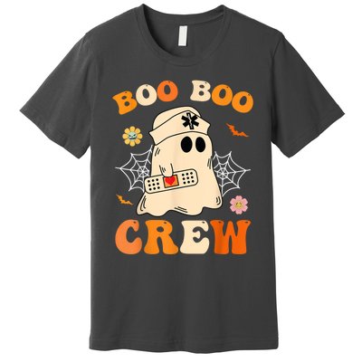 Groovy Boo Boo Crew Nurse Funny Ghost Halloween Nurse Premium T-Shirt