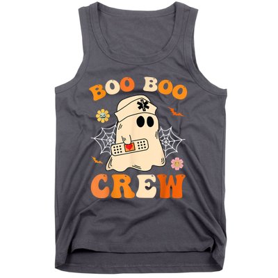 Groovy Boo Boo Crew Nurse Funny Ghost Halloween Nurse Tank Top