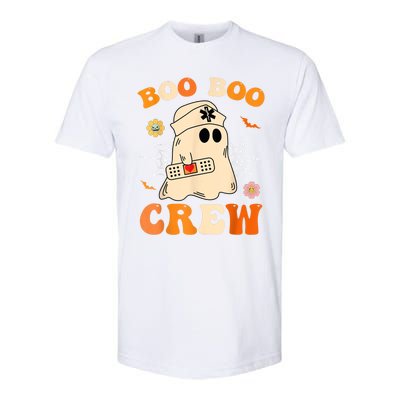 Groovy Boo Boo Crew Nurse Funny Ghost Halloween Nurse Softstyle CVC T-Shirt