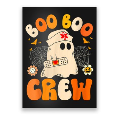 Groovy Boo Boo Crew Nurse Funny Ghost Women Halloween Nurse Poster