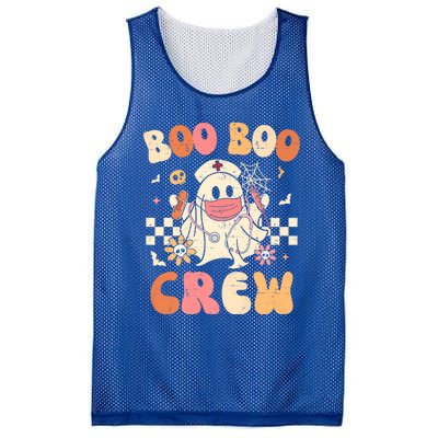 Groovy Boo Boo Crew Nurse Funny Ghost Halloween Nurse Great Gift Mesh Reversible Basketball Jersey Tank