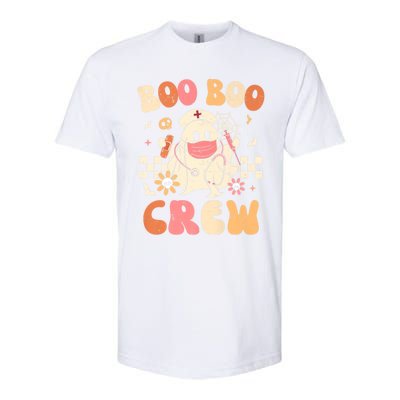 Groovy Boo Boo Crew Nurse Funny Ghost Halloween Nurse Great Gift Softstyle CVC T-Shirt