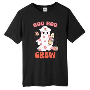 Groovy Boo Boo Crew Nurse Funny Ghost Women Halloween Tall Fusion ChromaSoft Performance T-Shirt