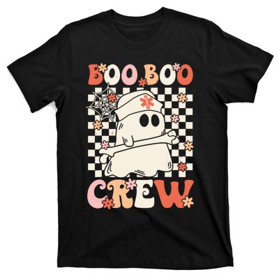 Groovy Boo Boo Crew Nurse Ghost Paramedic Emt Ems Halloween T-Shirt