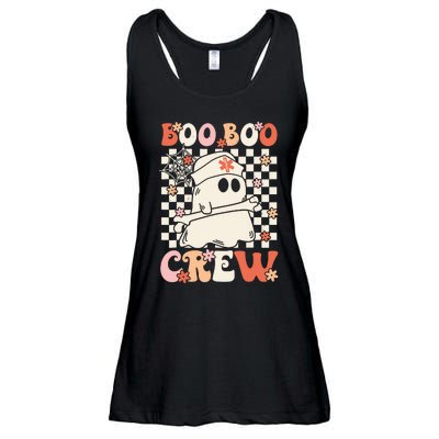 Groovy Boo Boo Crew Nurse Ghost Paramedic Emt Ems Halloween Ladies Essential Flowy Tank