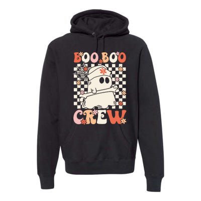 Groovy Boo Boo Crew Nurse Ghost Paramedic Emt Ems Halloween Premium Hoodie