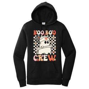 Groovy Boo Boo Crew Nurse Ghost Paramedic Emt Ems Halloween Women's Pullover Hoodie