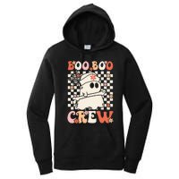 Groovy Boo Boo Crew Nurse Ghost Paramedic Emt Ems Halloween Women's Pullover Hoodie