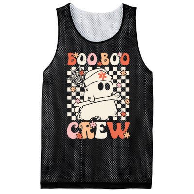 Groovy Boo Boo Crew Nurse Ghost Paramedic Emt Ems Halloween Mesh Reversible Basketball Jersey Tank