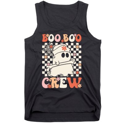 Groovy Boo Boo Crew Nurse Ghost Paramedic Emt Ems Halloween Tank Top