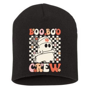 Groovy Boo Boo Crew Nurse Ghost Paramedic Emt Ems Halloween Short Acrylic Beanie