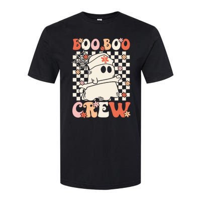 Groovy Boo Boo Crew Nurse Ghost Paramedic Emt Ems Halloween Softstyle CVC T-Shirt