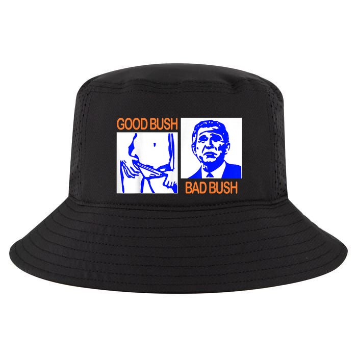 Good Bush Bad Bush Funny Cool Comfort Performance Bucket Hat