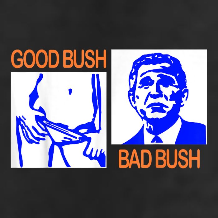 Good Bush Bad Bush Funny Cool Comfort Performance Bucket Hat