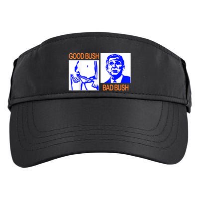 Good Bush Bad Bush Funny Adult Drive Performance Visor