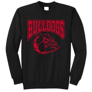 Go Bulldog Bulldog School Sports Team Mascot Game Day Sweatshirt