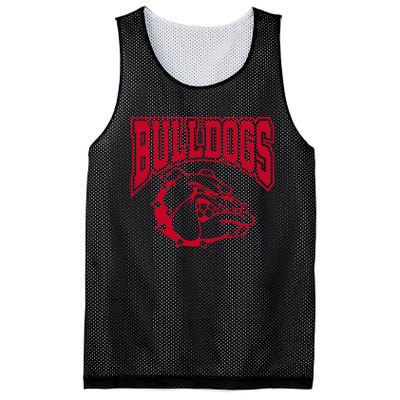 Go Bulldog Bulldog School Sports Team Mascot Game Day Mesh Reversible Basketball Jersey Tank