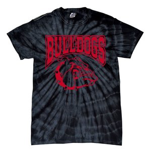 Go Bulldog Bulldog School Sports Team Mascot Game Day Tie-Dye T-Shirt