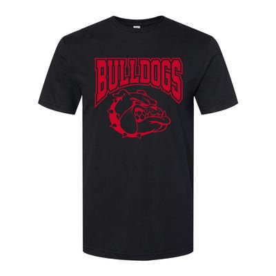 Go Bulldog Bulldog School Sports Team Mascot Game Day Softstyle CVC T-Shirt