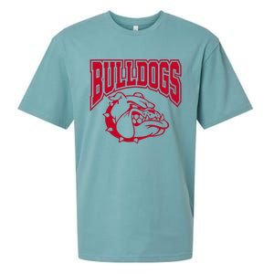 Go Bulldog Bulldog School Sports Team Mascot Game Day Sueded Cloud Jersey T-Shirt