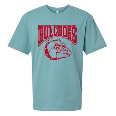 Go Bulldog Bulldog School Sports Team Mascot Game Day Sueded Cloud Jersey T-Shirt