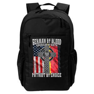 German By Blood American By Birth Patriot By Choice Daily Commute Backpack