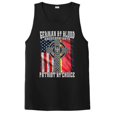 German By Blood American By Birth Patriot By Choice PosiCharge Competitor Tank