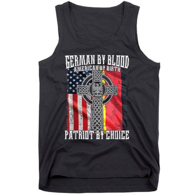 German By Blood American By Birth Patriot By Choice Tank Top