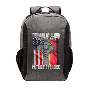 German By Blood American By Birth Patriot By Choice Vector Backpack