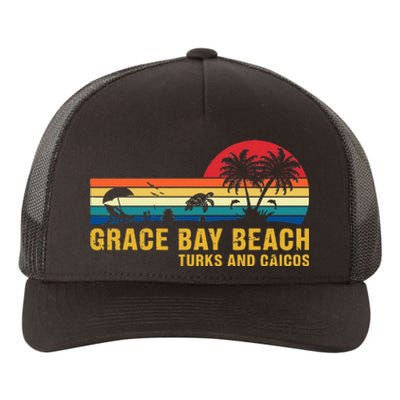 Grace Bay Beach Turks & Caicos Sea Turtle Yupoong Adult 5-Panel Trucker Hat