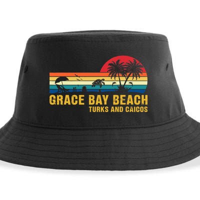 Grace Bay Beach Turks & Caicos Sea Turtle Sustainable Bucket Hat