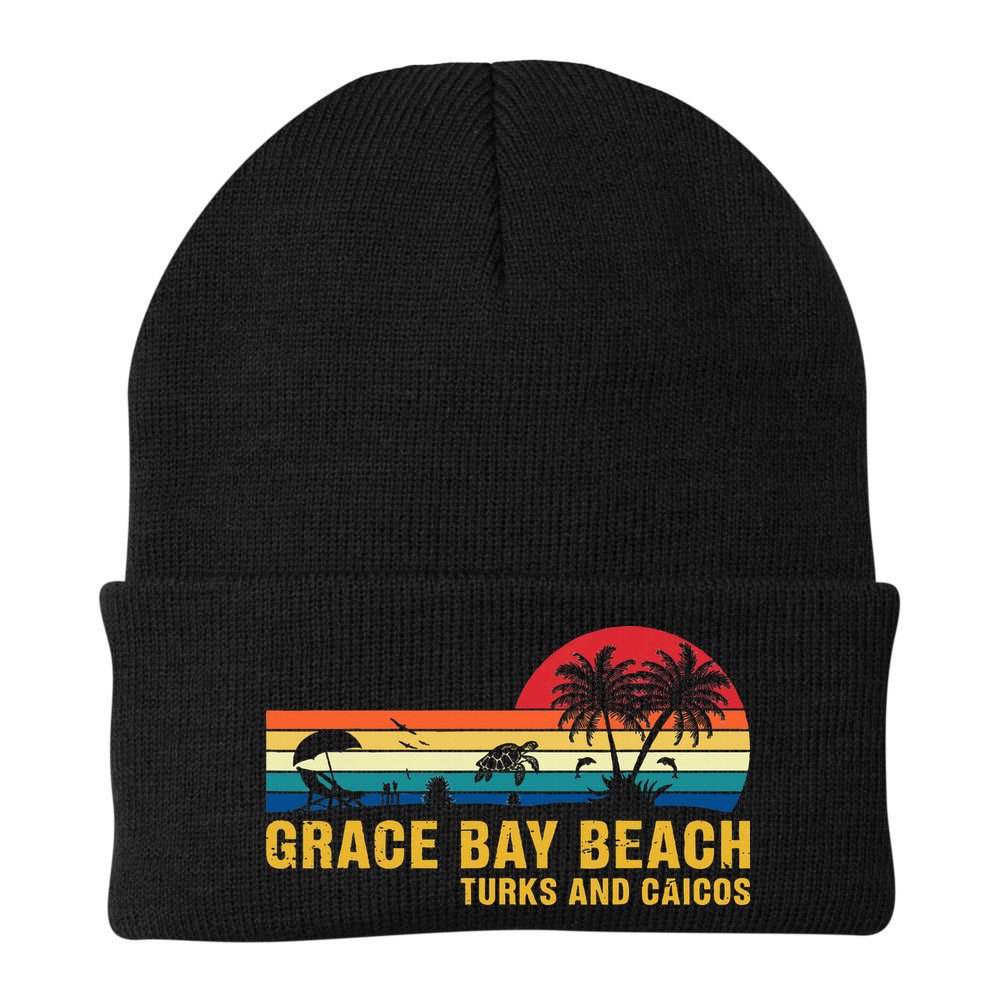 Grace Bay Beach Turks & Caicos Sea Turtle Beanie