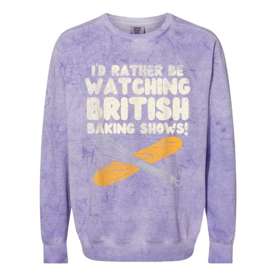 Great British Baking Shows Colorblast Crewneck Sweatshirt