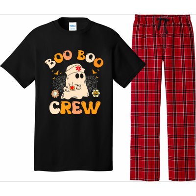 Groovy Boo Boo Crew Nurse Funny Ghost Halloween Nurse Gift Pajama Set