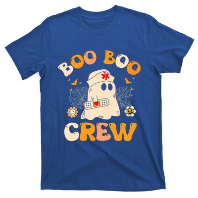 Groovy Boo Boo Crew Nurse Funny Ghost Halloween Nurse Gift T-Shirt