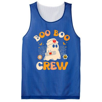 Groovy Boo Boo Crew Nurse Funny Ghost Halloween Nurse Gift Mesh Reversible Basketball Jersey Tank