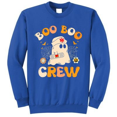 Groovy Boo Boo Crew Nurse Funny Ghost Halloween Nurse Gift Tall Sweatshirt