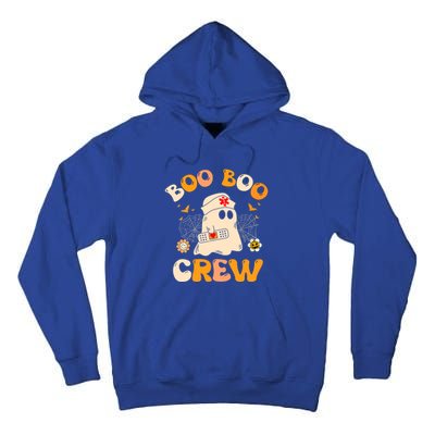 Groovy Boo Boo Crew Nurse Funny Ghost Halloween Nurse Gift Tall Hoodie