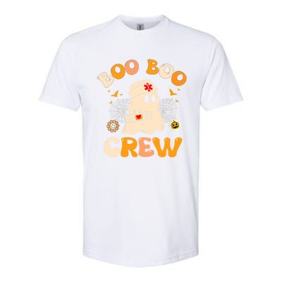 Groovy Boo Boo Crew Nurse Funny Ghost Halloween Nurse Gift Softstyle CVC T-Shirt