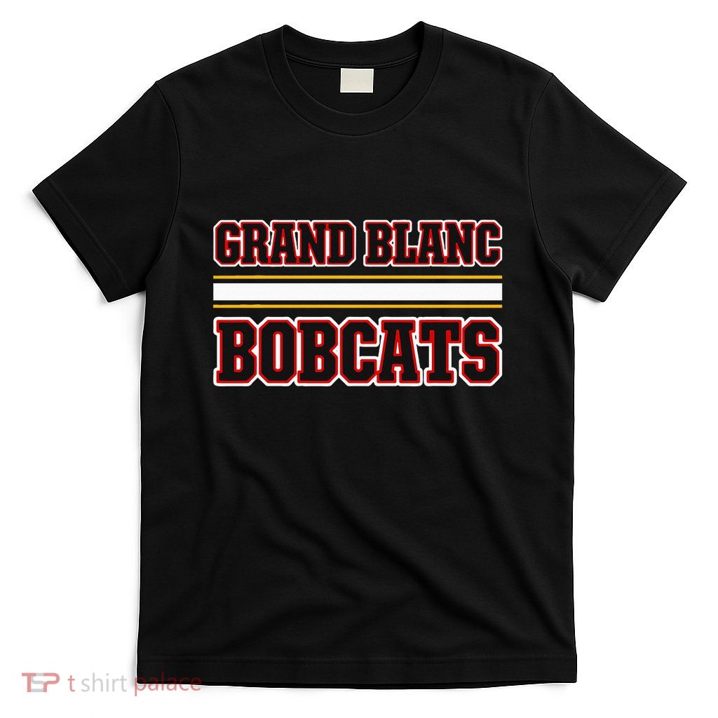 Grand Blanc Bobcats Horizontal Stripes T-Shirt