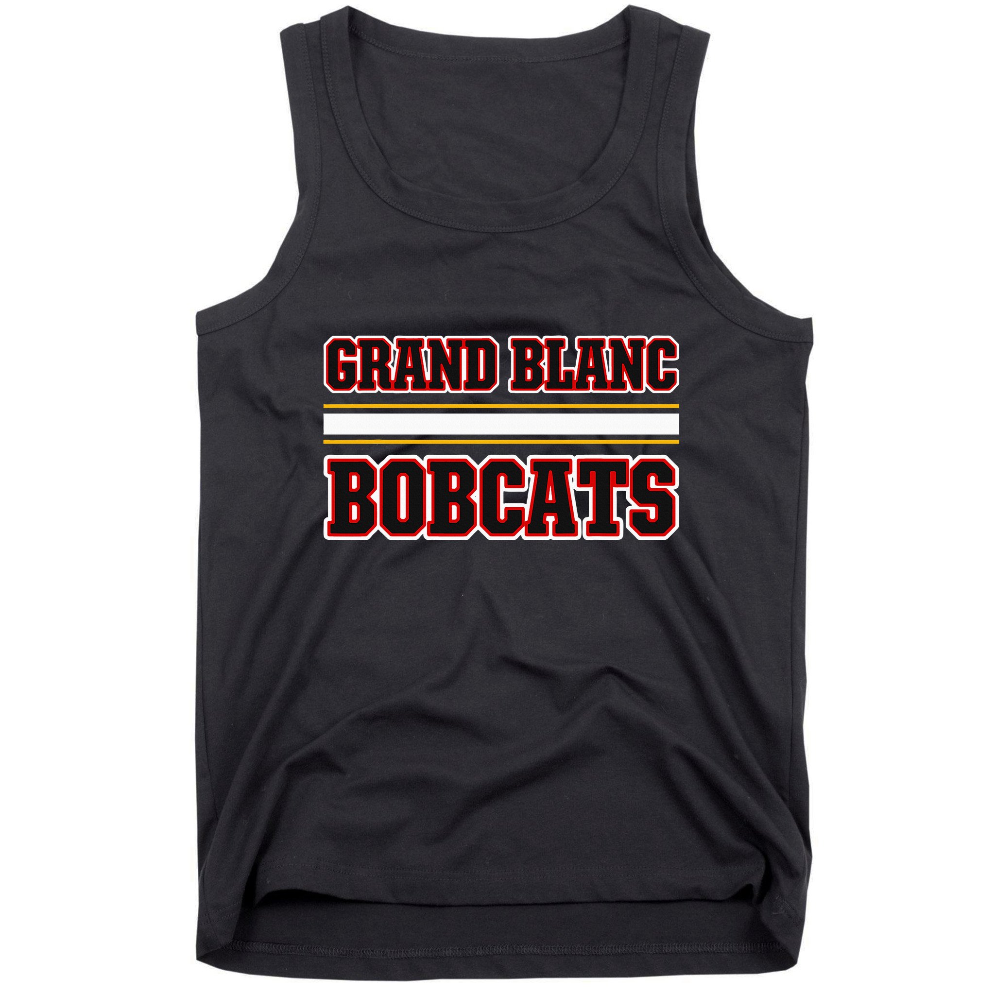 Grand Blanc Bobcats Horizontal Stripes Tank Top