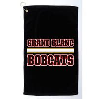 Grand Blanc Bobcats Horizontal Stripes Golf Towel